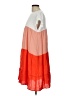 Shein Color Block Orange Casual Dress Size L - photo 5