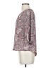 Papermoon 100% Polyester Paisley Gray Pink 3/4 Sleeve Blouse Size XS - photo 5