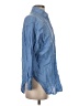 Zara Blue Long Sleeve Button-Down Shirt Size S - photo 4
