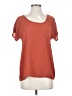 Zenana Outfitters 100% Polyester Orange Short Sleeve Top Size S - photo 1