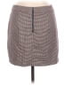 Free People Houndstooth Brown Casual Skirt Size 6 - photo 2