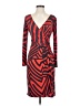 Joseph Ribkoff 100% Polyester Red Cocktail Dress Size 4 - photo 1