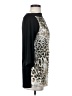 Cocomo Animal Print Black 3/4 Sleeve Blouse Size S - photo 4
