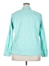 ExOfficio Solid Teal Long Sleeve Blouse Size 2X - photo 2
