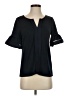 Banana Republic Black Short Sleeve Blouse Size XS - photo 1