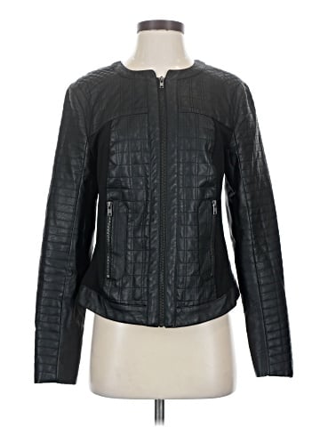 Larry Levine Faux Leather Jacket (view 1)