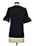 Banana Republic Black Short Sleeve Blouse Size XS - photo 2