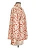 Fate 100% Polyester Floral Ivory Long Sleeve Blouse Size L - photo 4