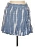 Sim & Sam 100% Rayon Tie-dye Blue Denim Skirt Size M - photo 1