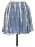 Sim & Sam 100% Rayon Tie-dye Blue Denim Skirt Size M - photo 2