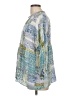 J.Jill 100% Rayon Blue 3/4 Sleeve Blouse Size L (petite) - photo 5