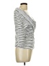 Chelsea28 Silver 3/4 Sleeve Top Size L - photo 4