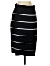 Belle+Sky Stripes Black Casual Skirt Size S - photo 2
