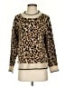 Daniel Rainn 100% Acrylic Animal Print Brown Pullover Sweater Size S - photo 1