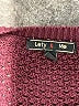 Lety & Me Chevron-herringbone Burgundy Pullover Sweater Size L - photo 7