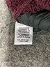 Lety & Me Chevron-herringbone Burgundy Pullover Sweater Size L - photo 8