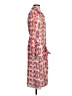 Unbranded 100% Polyester Print Red Casual Dress Size XS - photo 4