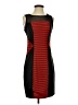 En Focus Color Block Red Cocktail Dress Size 4 (petite) - photo 1