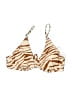 Unbranded Animal Print Tan Gold Swimsuit Top Size S - photo 1