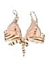 Unbranded Animal Print Tan Gold Swimsuit Top Size S - photo 2