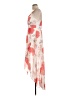 Crystal Doll Floral Ivory Orange Cocktail Dress Size 11 - photo 5