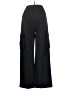Shein 100% Polyester Black Cargo Pants Size 6 - photo 2