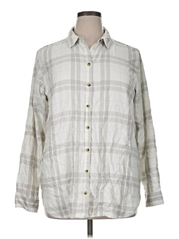 Jachs Girlfriend Long Sleeve Button-Down Shirt (view 1)