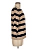 J.Crew 100% Rayon Stripes Tan 3/4 Sleeve Top Size 6 - photo 4