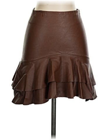 Soprano Faux Leather Skirt (view 1)