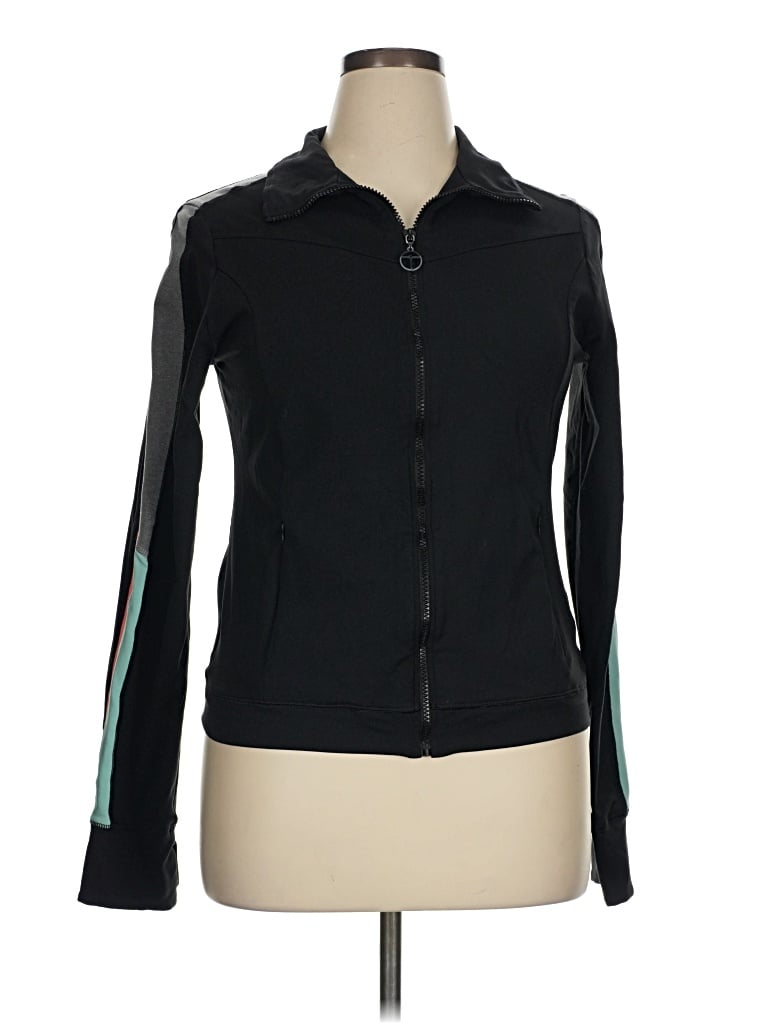 Pre-owned Trina Turk Track Jacket In Black