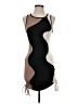 Unbranded Graphic Brown Cocktail Dress Size S - photo 1