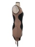 Unbranded Graphic Brown Cocktail Dress Size S - photo 4