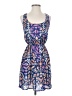 Daytrip 100% Polyester Print Blue Cocktail Dress Size S - photo 1
