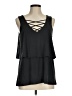 Crosby Black Sleeveless Blouse Size M - photo 1