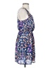 Daytrip 100% Polyester Print Blue Cocktail Dress Size S - photo 4