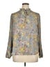 violet b. 100% Polyester Floral Gray Long Sleeve Blouse Size XL - photo 1