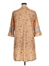 Unbranded 100% Polyester Paisley Tan Casual Dress Size XL - photo 2