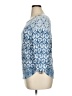 Ruby Rd. Blue 3/4 Sleeve Blouse Size XL - photo 5
