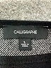 Calligraphie Polka Dots Black Pullover Sweater Size L - photo 7