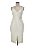 Likely Solid Ivory Cocktail Dress Size 8 - photo 1