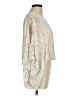 AaKaa 100% Polyester Ivory 3/4 Sleeve Blouse Size M - photo 4