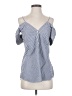 Theory 100% Cotton Blue Sleeveless Blouse Size S - photo 1