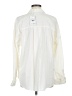 Splendid Color Block Ivory Long Sleeve Blouse Size M - photo 2