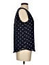 Banana Republic 100% Polyester Polka Dots Blue Black Sleeveless Blouse Size XS - photo 4