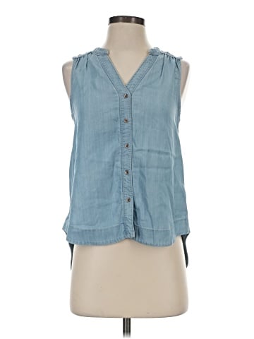 Holding Horses Sleeveless Button-Down Shirt (view 1)