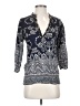 Angie Blue 3/4 Sleeve Blouse Size S - photo 1