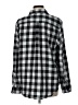 CALVIN KLEIN JEANS Checkered-gingham Gray Long Sleeve Button-Down Shirt Size L - photo 2