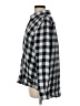 CALVIN KLEIN JEANS Checkered-gingham Gray Long Sleeve Button-Down Shirt Size L - photo 5