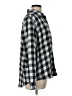 CALVIN KLEIN JEANS Checkered-gingham Gray Long Sleeve Button-Down Shirt Size L - photo 4