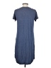 fleur bleue Solid Blue Casual Dress Size S - photo 2